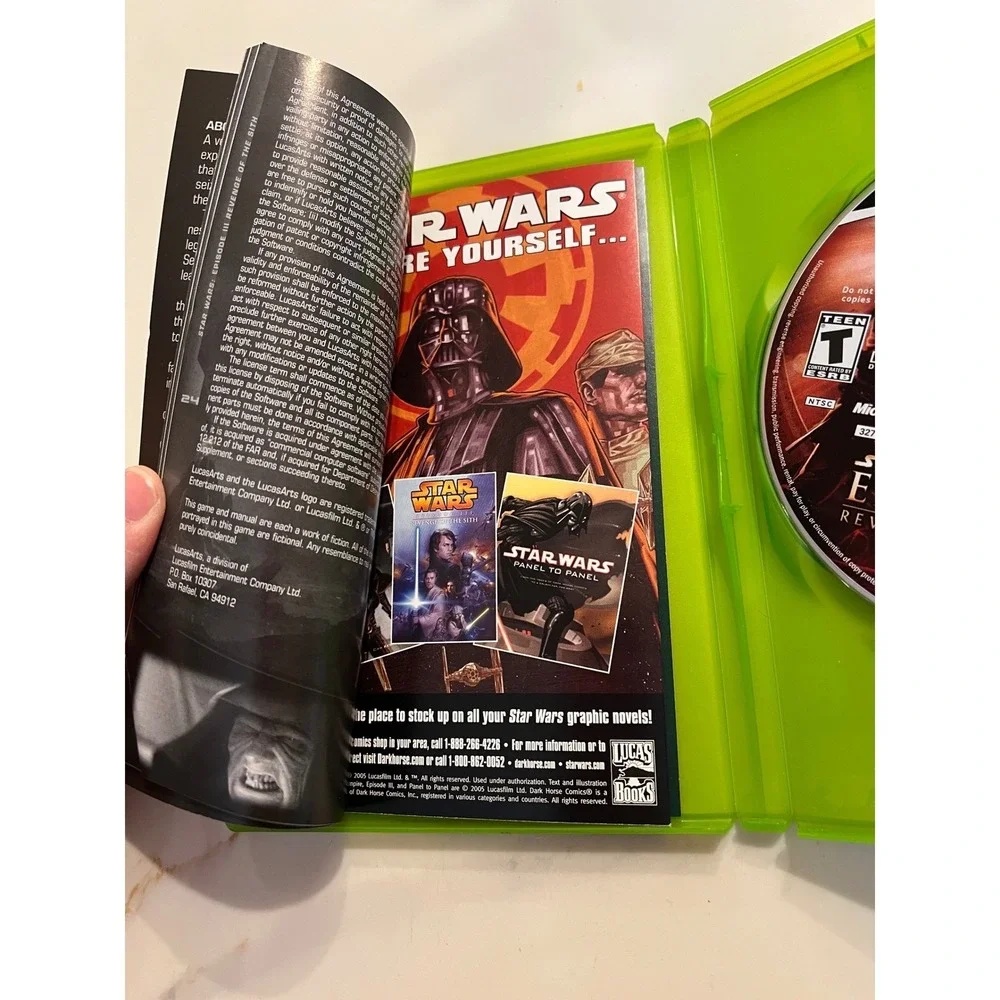 Star Wars Episode III Revenge of the Sith Microsoft Xbox 2005 CIB LucasArts‎